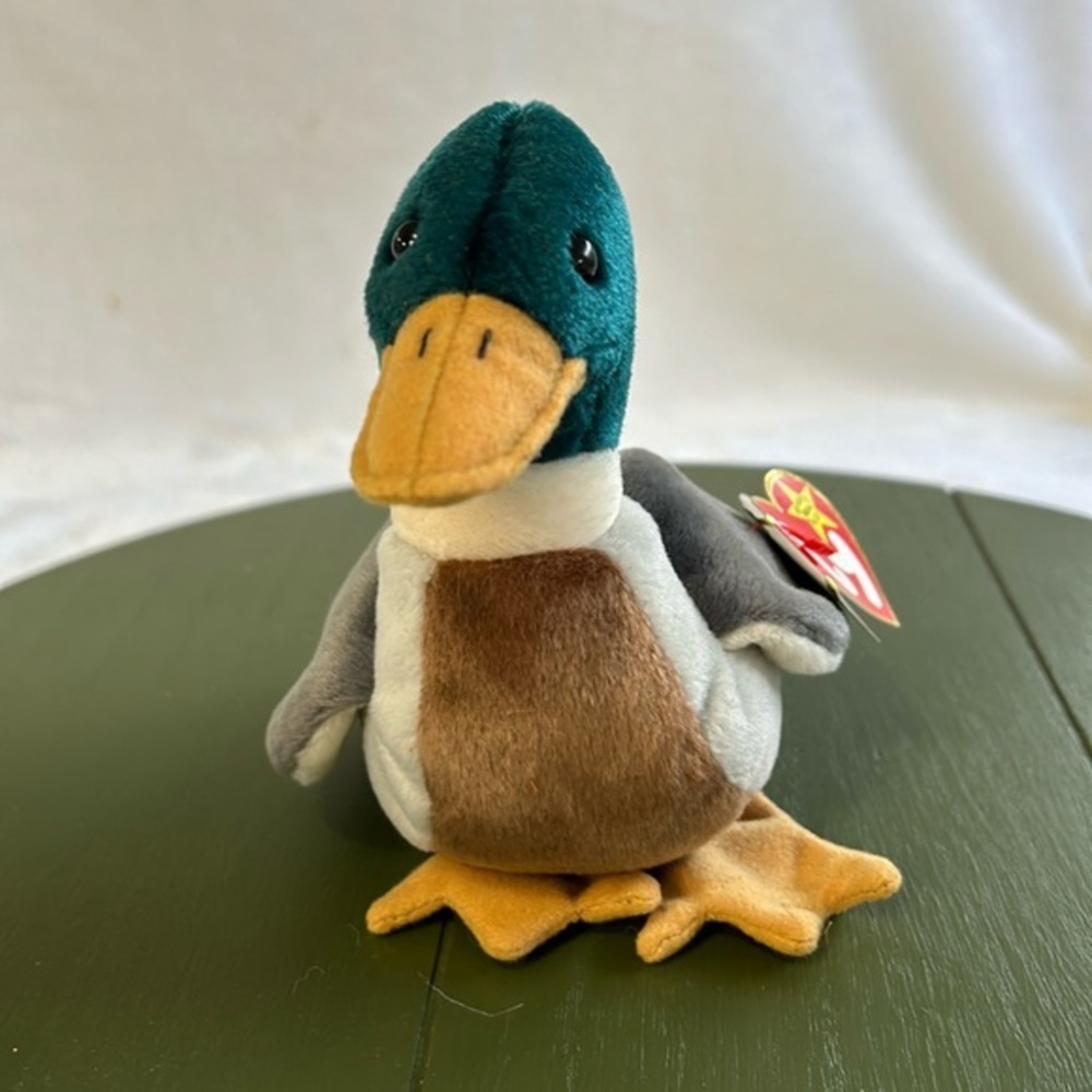 Ty Beanie Baby Jake the Duck 1997 Retired w/ Swing Tag Vintage
